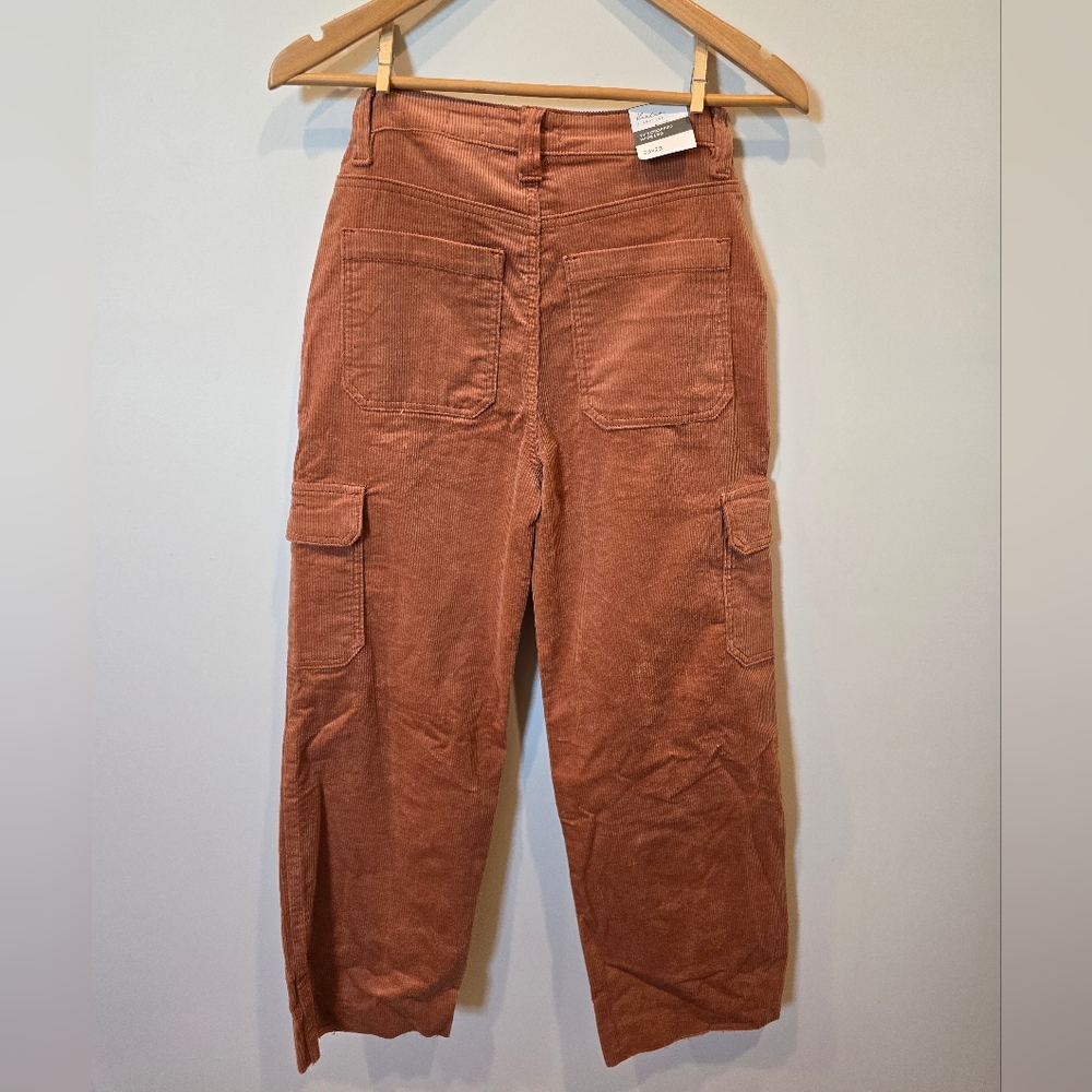 Kancan x Buckle 90s cropped wide leg courderoy pants, size 26x28 NWT - Picture 10 of 10